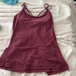 Lululemon maroon Tank Top Size 12